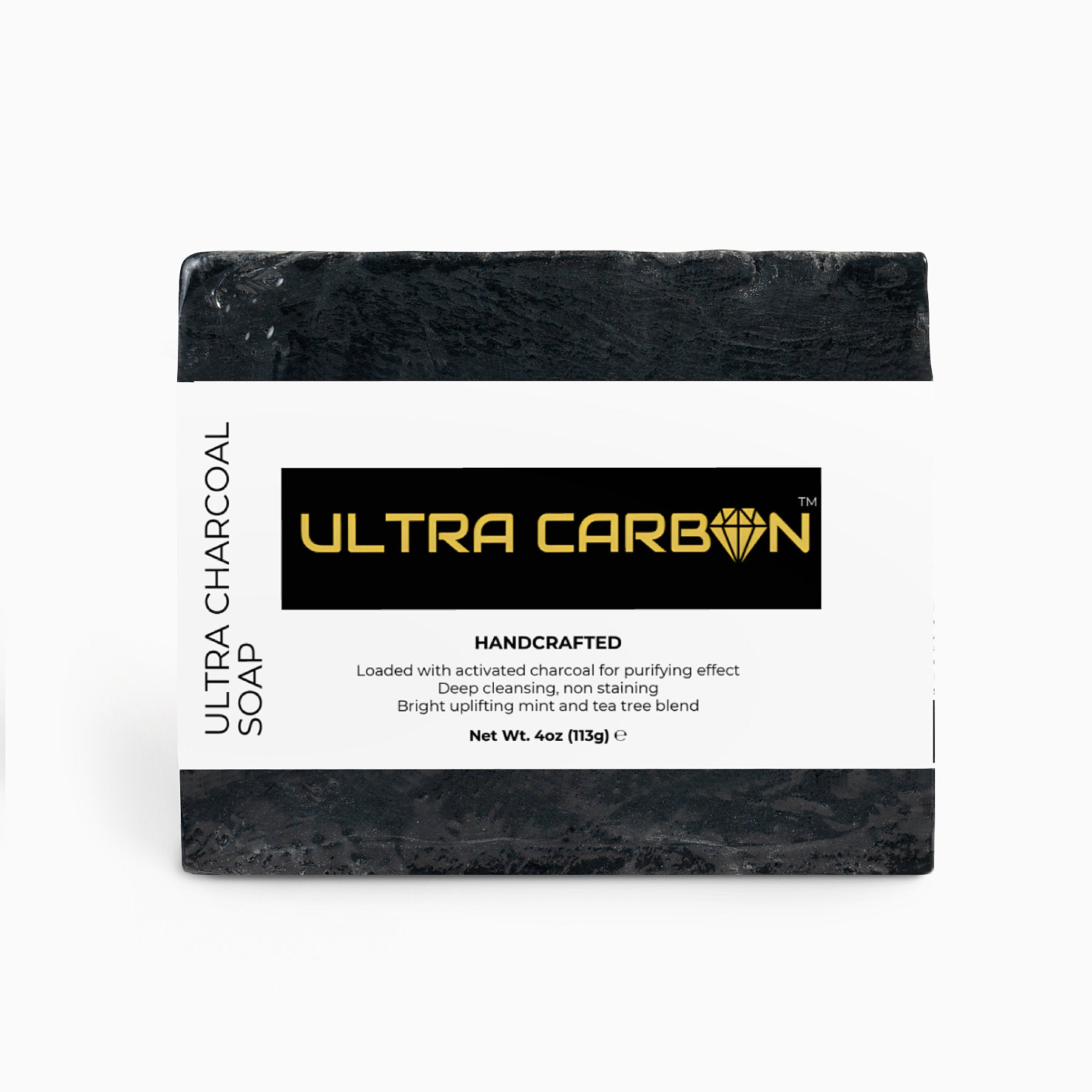 A white bottle of Ultra Carbon's Ultra Ashwagandha dietary supplement with 60 capsules.